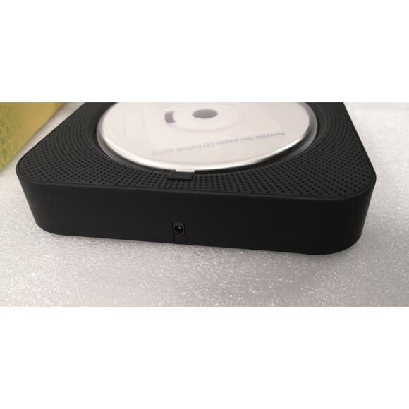 Black Wall Mountable CD Player w/FM Radio USB MP3 Bluetooth No. KC-909 w Remote - Picture 2 of 11